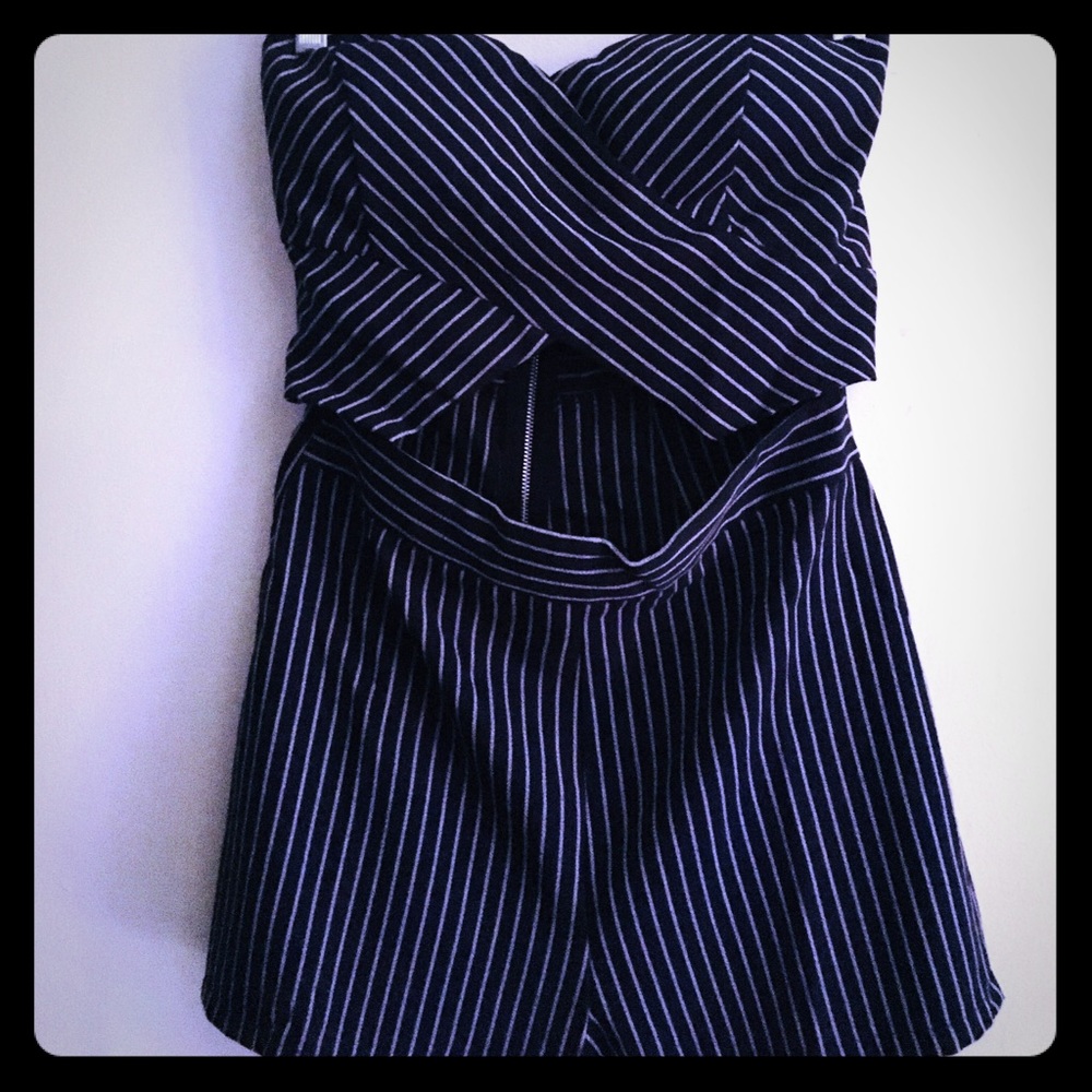 Strapless Romper